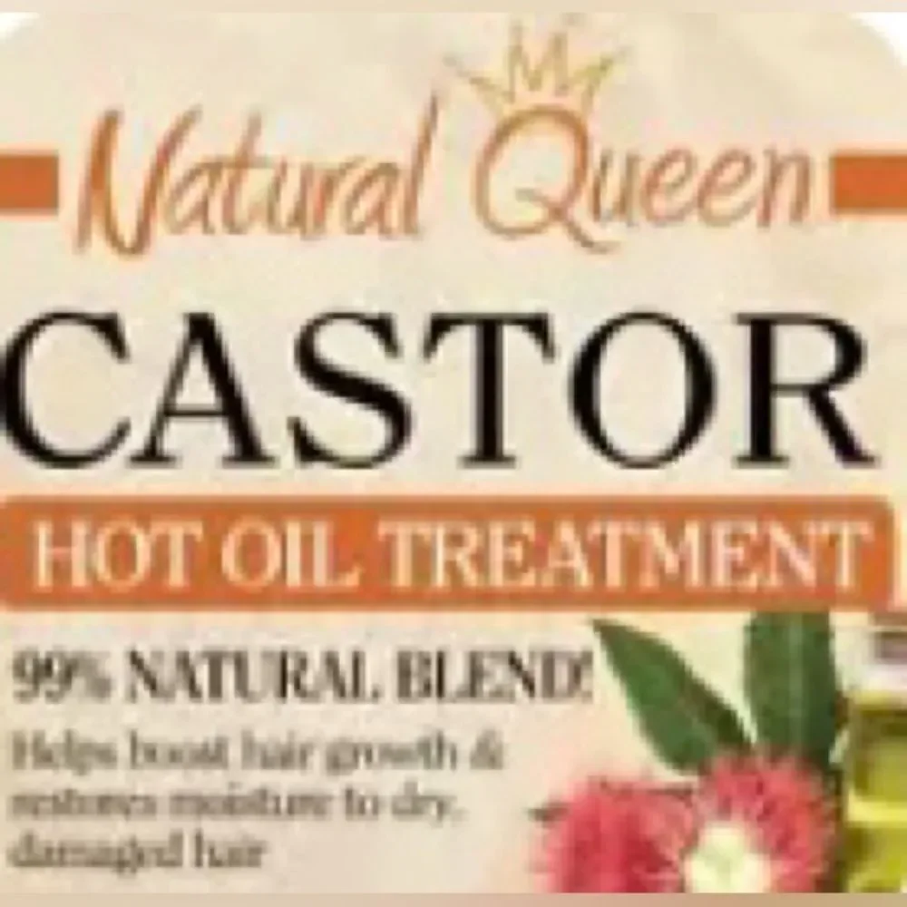 🛍️Natural Queen castor Hot Oil Treatment 99% natural Blend 7.1 FL OZ💥